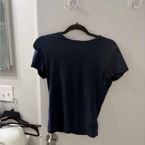 Abercrombie Navy Blue Fitted Tee